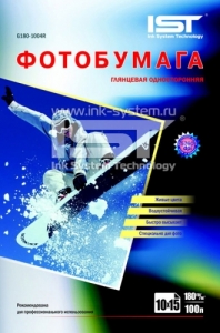 Фотобумага IST  глянец  180гр/м, 4R (10х15), 600л., 6пакетів/картон ― PRINTERA.dp.ua